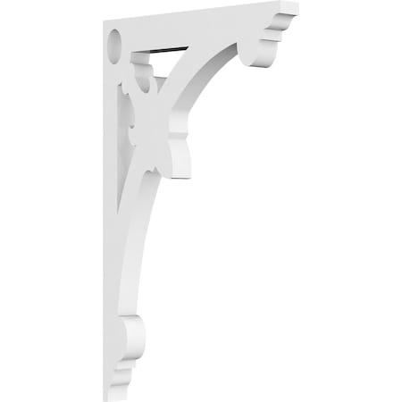 Ekena Millwork Sellek Architectural Grade PVC Bracket, 5/8"W X 5 1/2"D X 9"H BKTP01X05X09SK